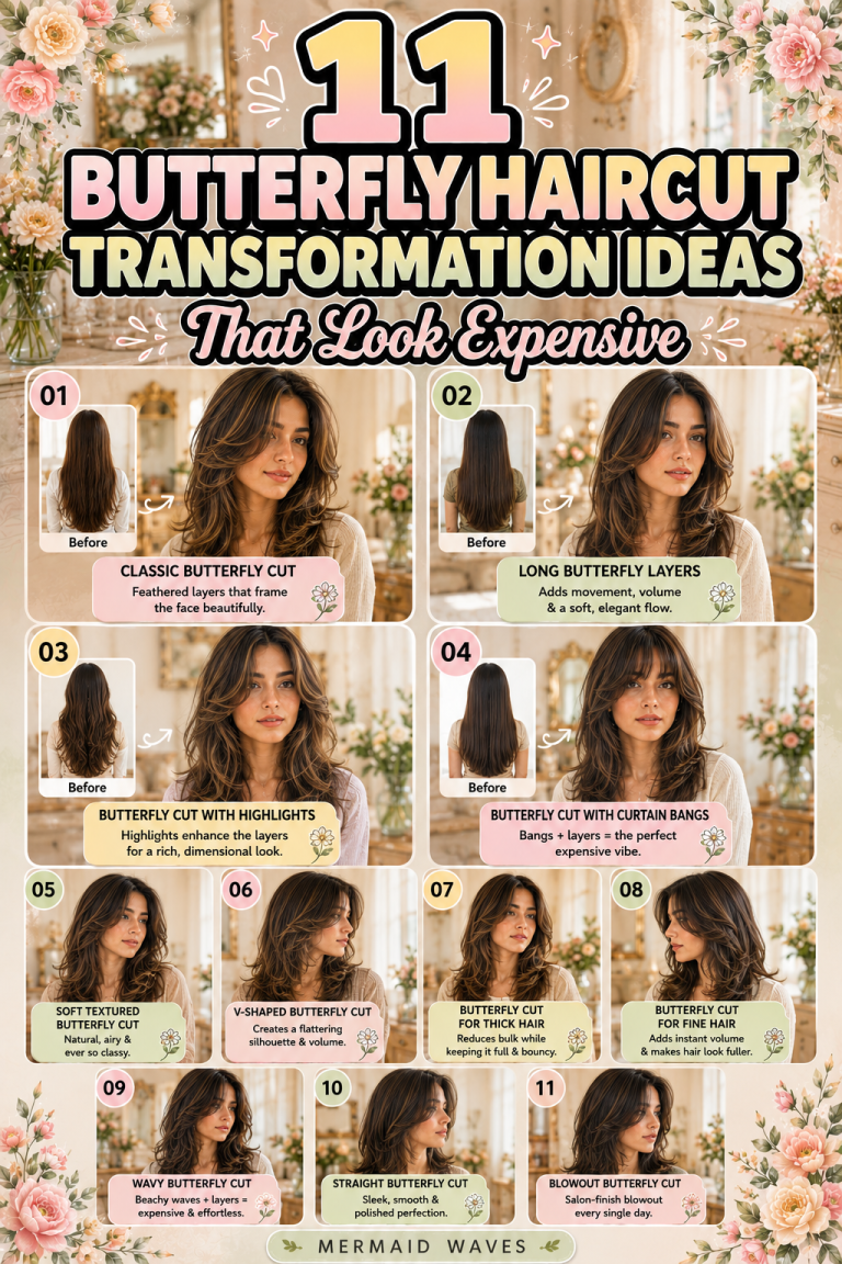 11 Butterfly Haircut Transformation Ideas That Look Expensive