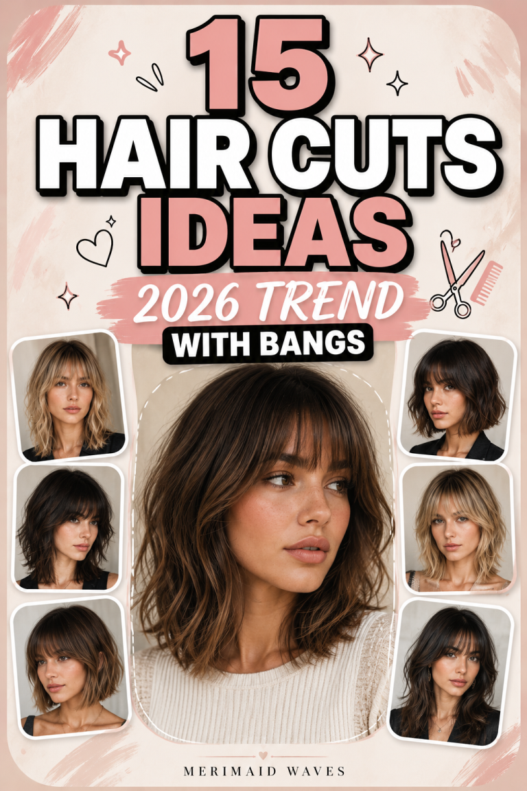 15 Hair Cuts Ideas 2026 Trend With Bangs