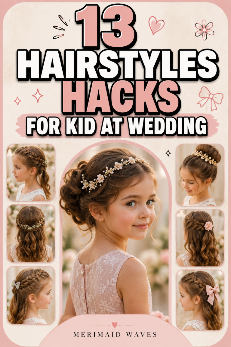 13 Hairstyles Hacks For Kid At Wedding