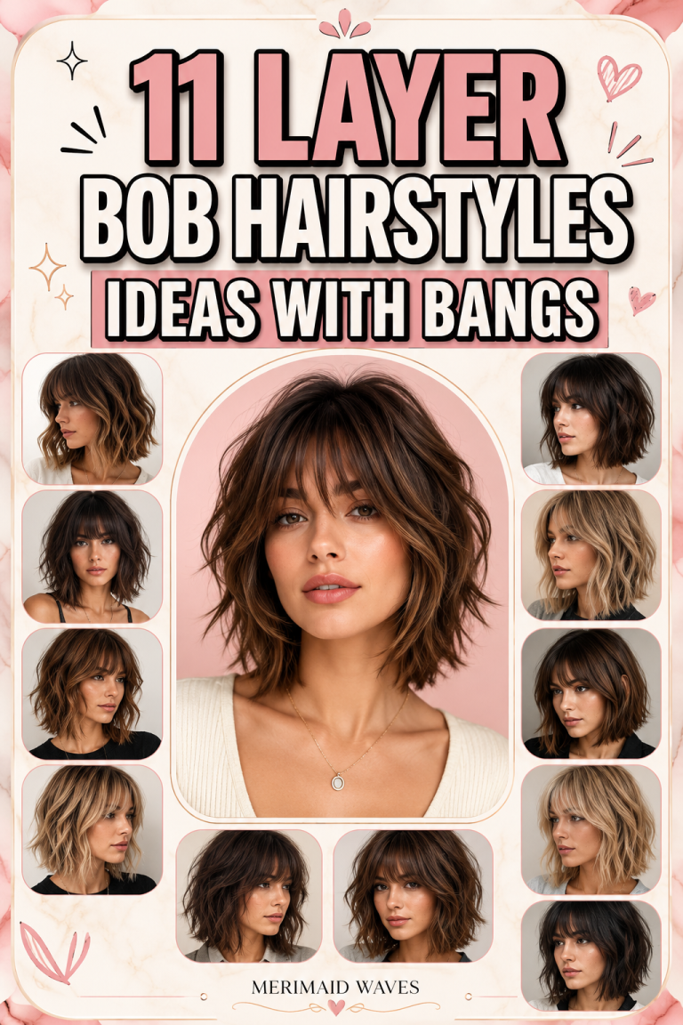 11 Layer Bob Hairstyles Ideas With Bangs
