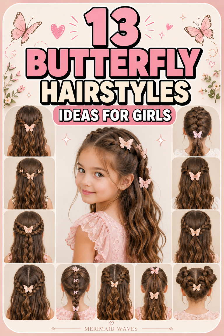 13 Butterfly Hairstyles Ideas For Girls