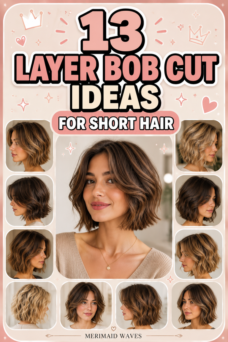 13 Layer Bob Cut Ideas For Short Hair