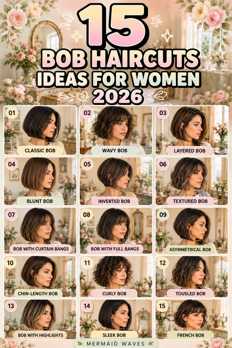 15 Bob Haircuts Ideas For Women 2026