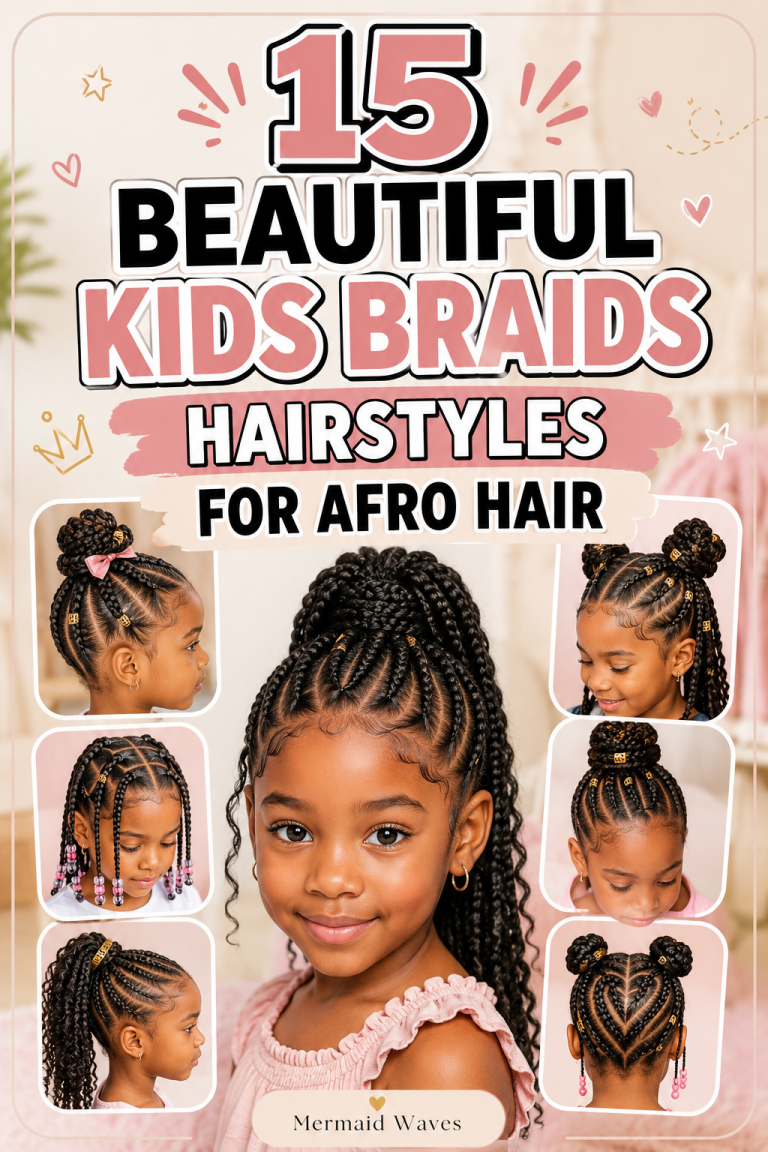15 Beautiful Kids Braids Hairstyles For Afro Hair