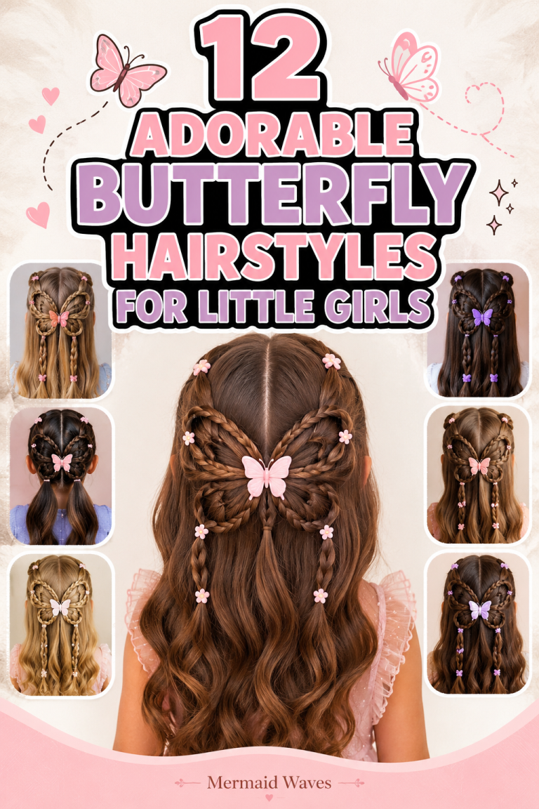 12 Adorable Butterfly Hairstyles For Little Girls