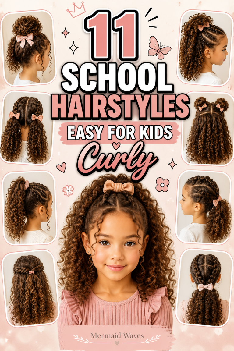 11 School Hairstyles Easy For Kids Curly