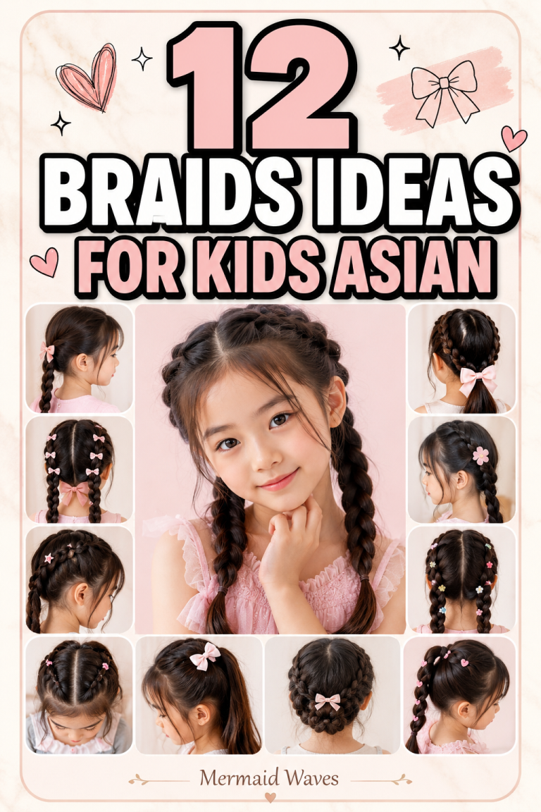 12 Braids Ideas For Kids Asian