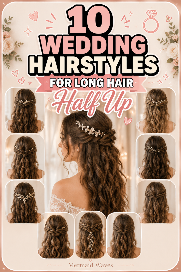 10 Wedding Hairstyles For Long Hair Half Up