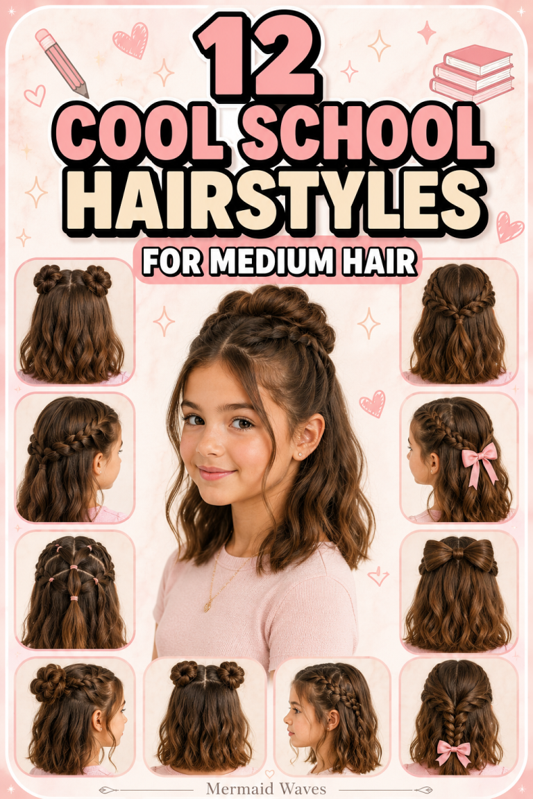 12 Cool School Hairstyles For Medium Hair