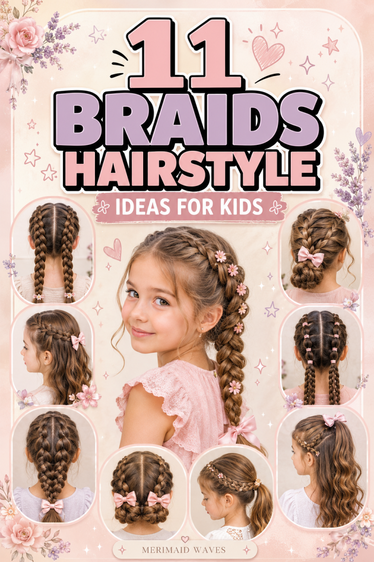 12 Cute Braids Hairstyles Ideas For Kids