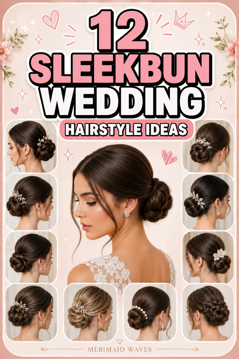 12 Sleek bun Wedding Hairstyle Ideas