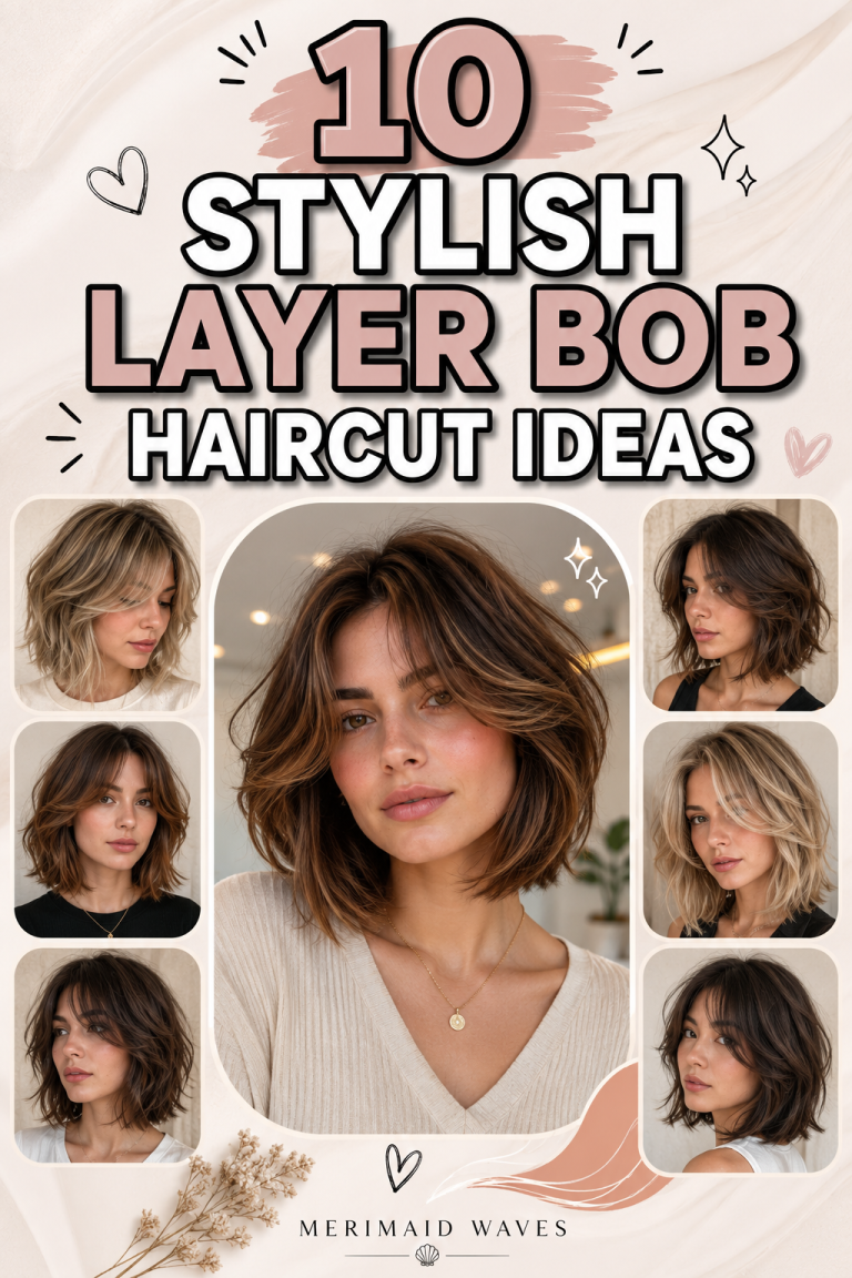 10 Stylish Layer Bob Haircut Ideas