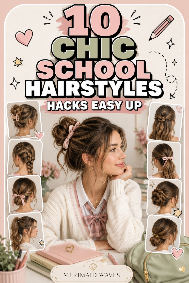 10 Chic School Hairstyles Hacks Easy Up