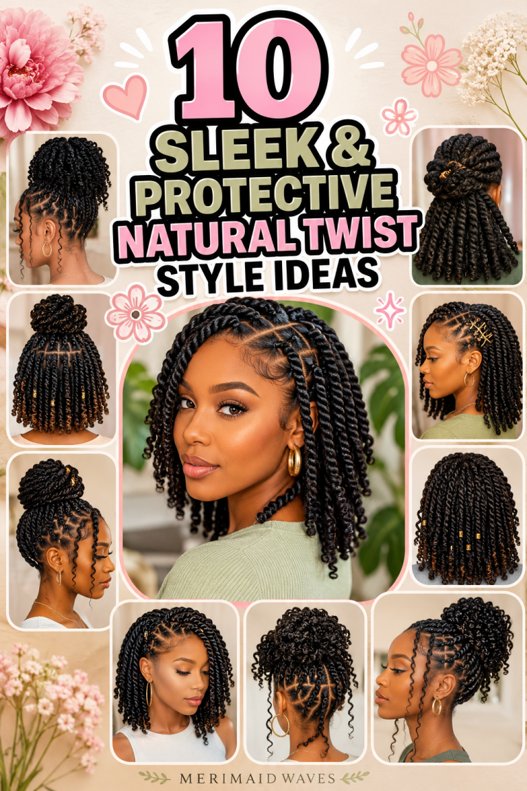 10 Sleek & Protective Natural Twist Style Ideas