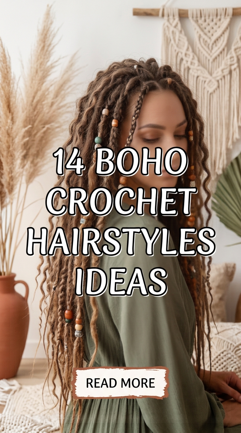 14 Boho Crochet Hairstyles Ideas