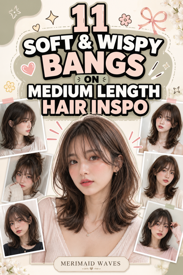 11 Soft And Wispy Bangs on Medium Length Hair Inspo
