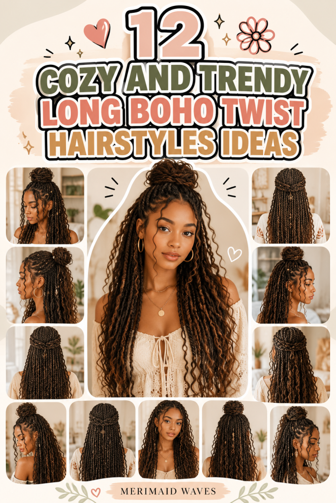 Boho Twist Hairstyles