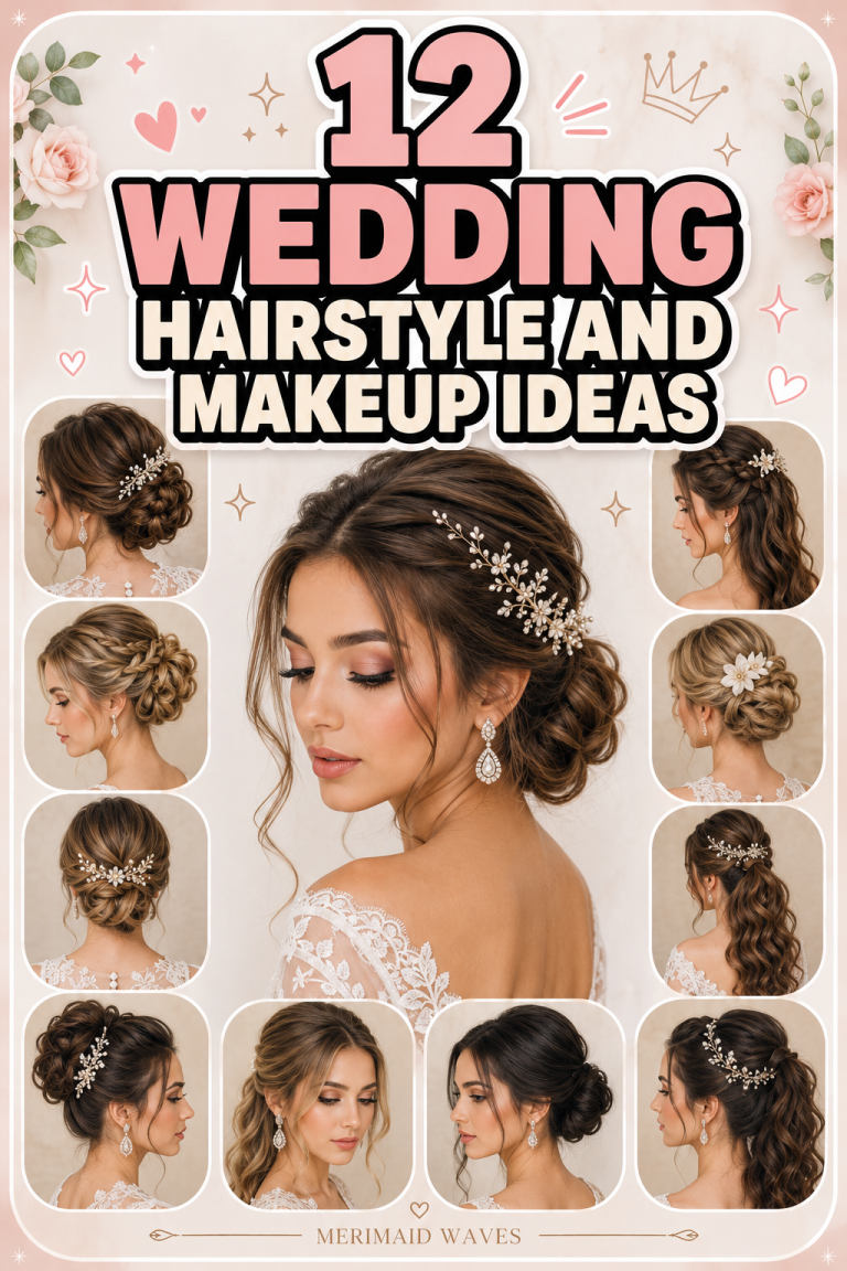 12 Wedding Hairstyle And Makeup Ideas