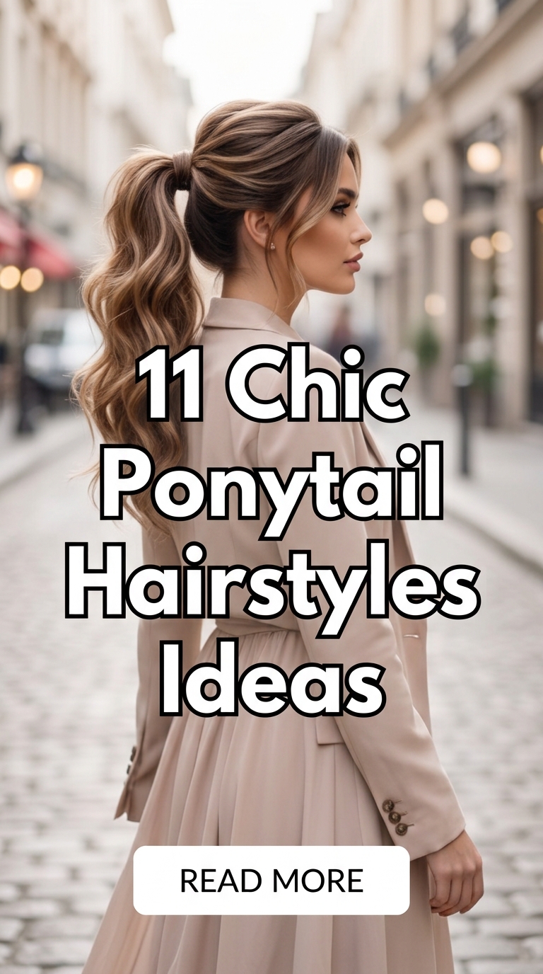 11 Chic Ponytail Hairstyles Ideas