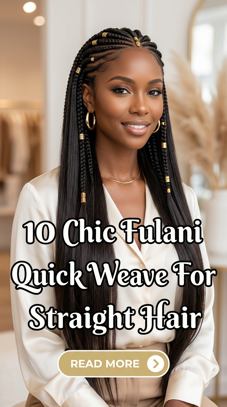 10 Chic Fulani Quick Weave For Straight Hair