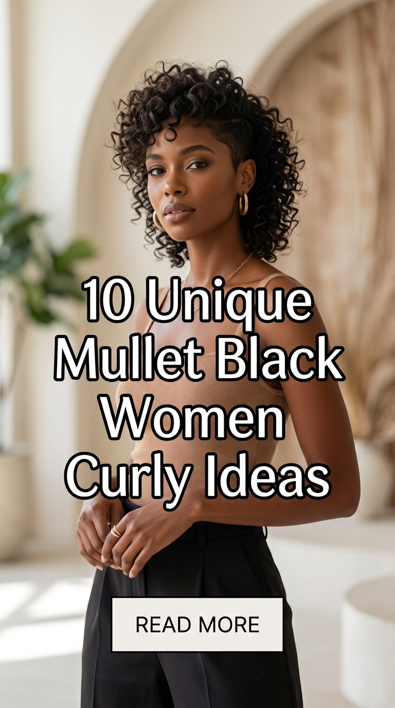 10 Unique Mullet Black Women Curly Ideas