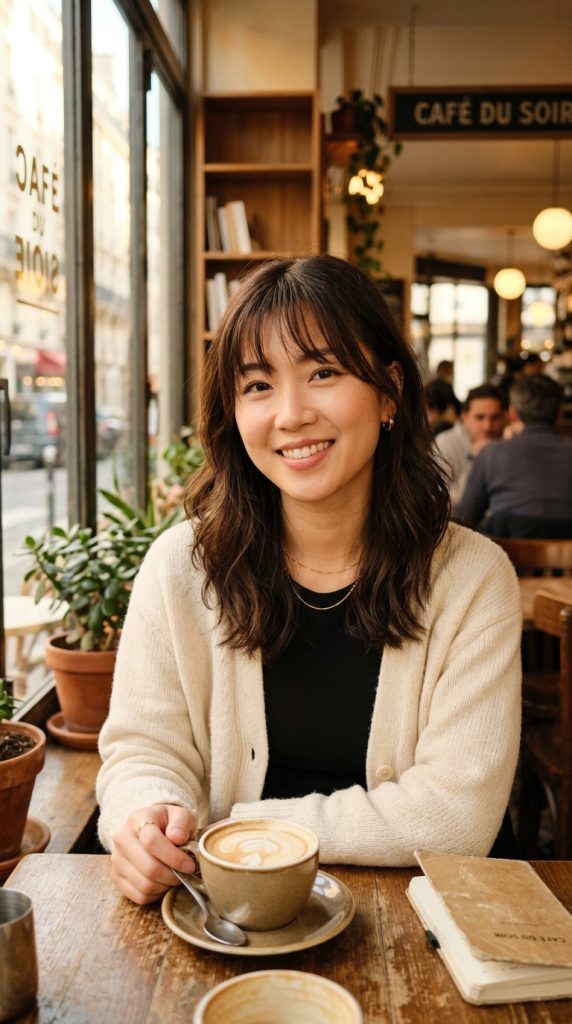 Asian bangs