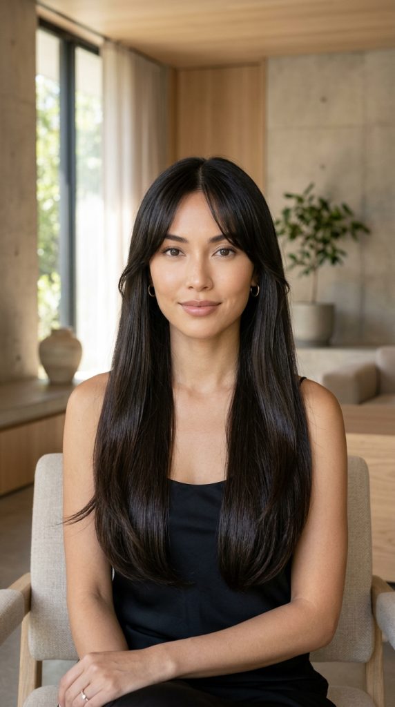 Asian bangs