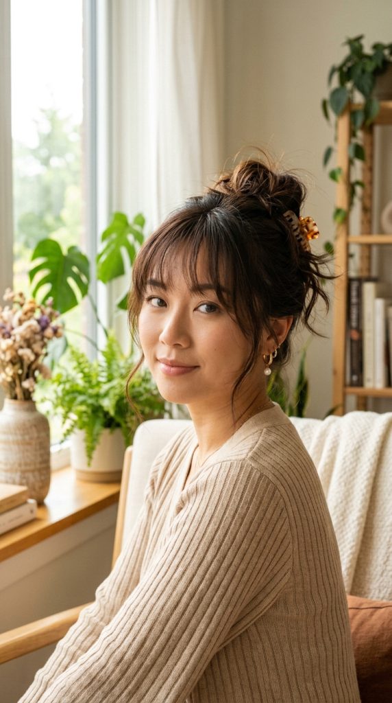 Asian bangs