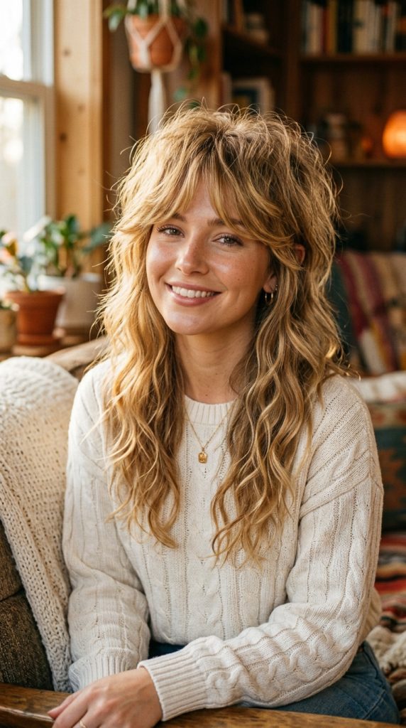 Blonde Mullet