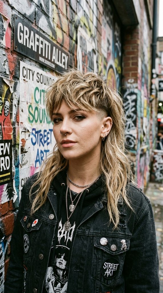 Blonde Mullet