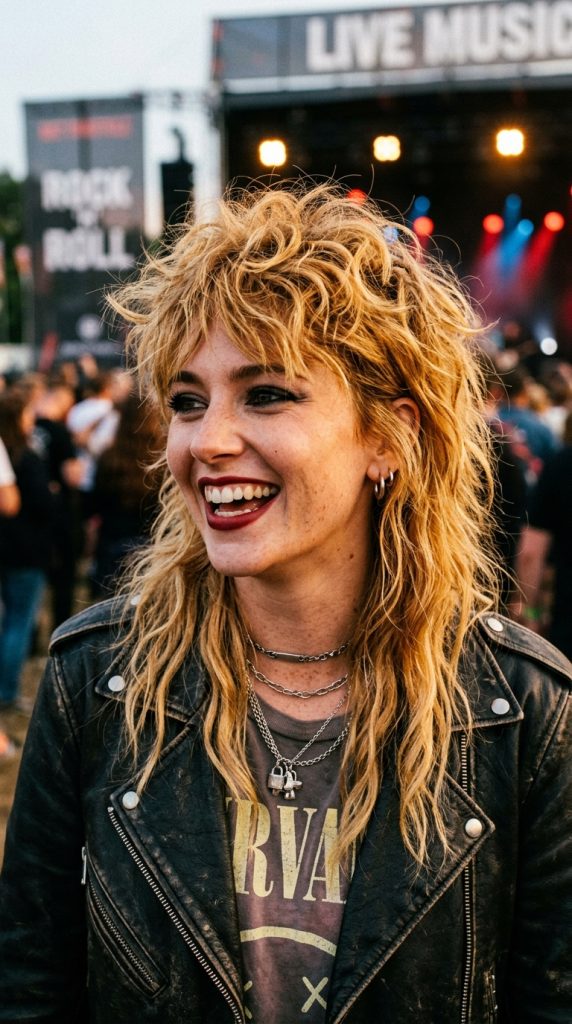 Blonde Mullet
