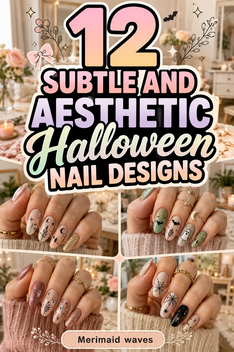 12 Subtle And Aesthetic Halloween Nail Designs You Can Wear All October
