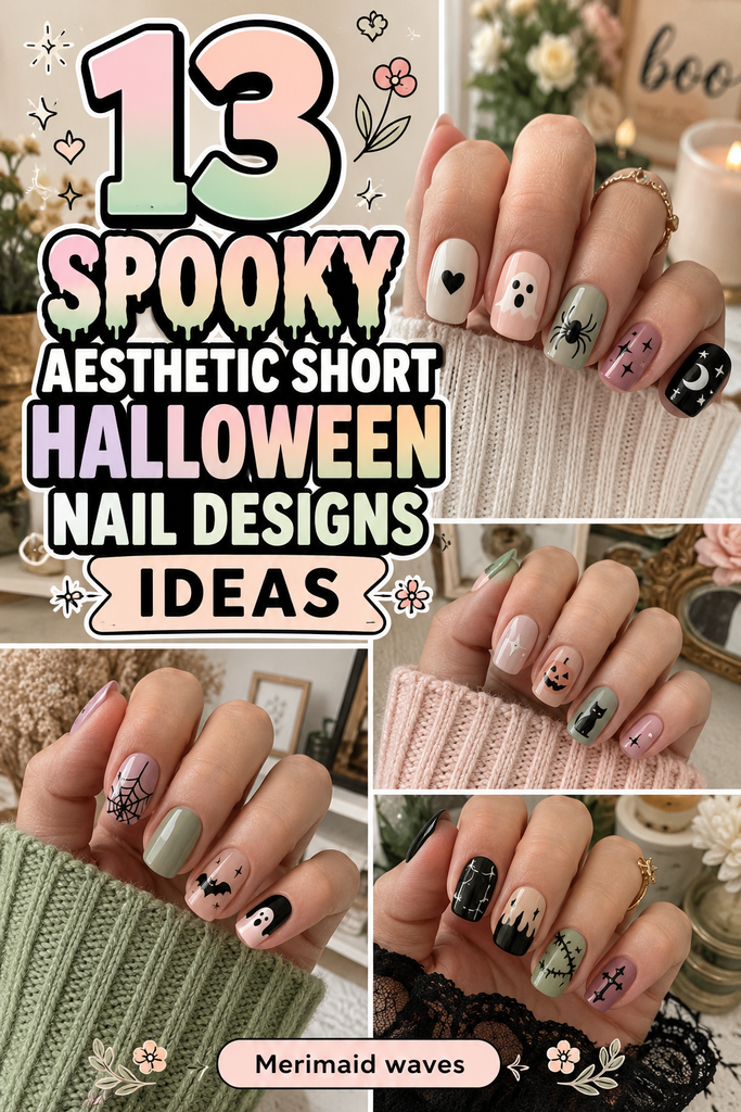 Short Halloween Nail