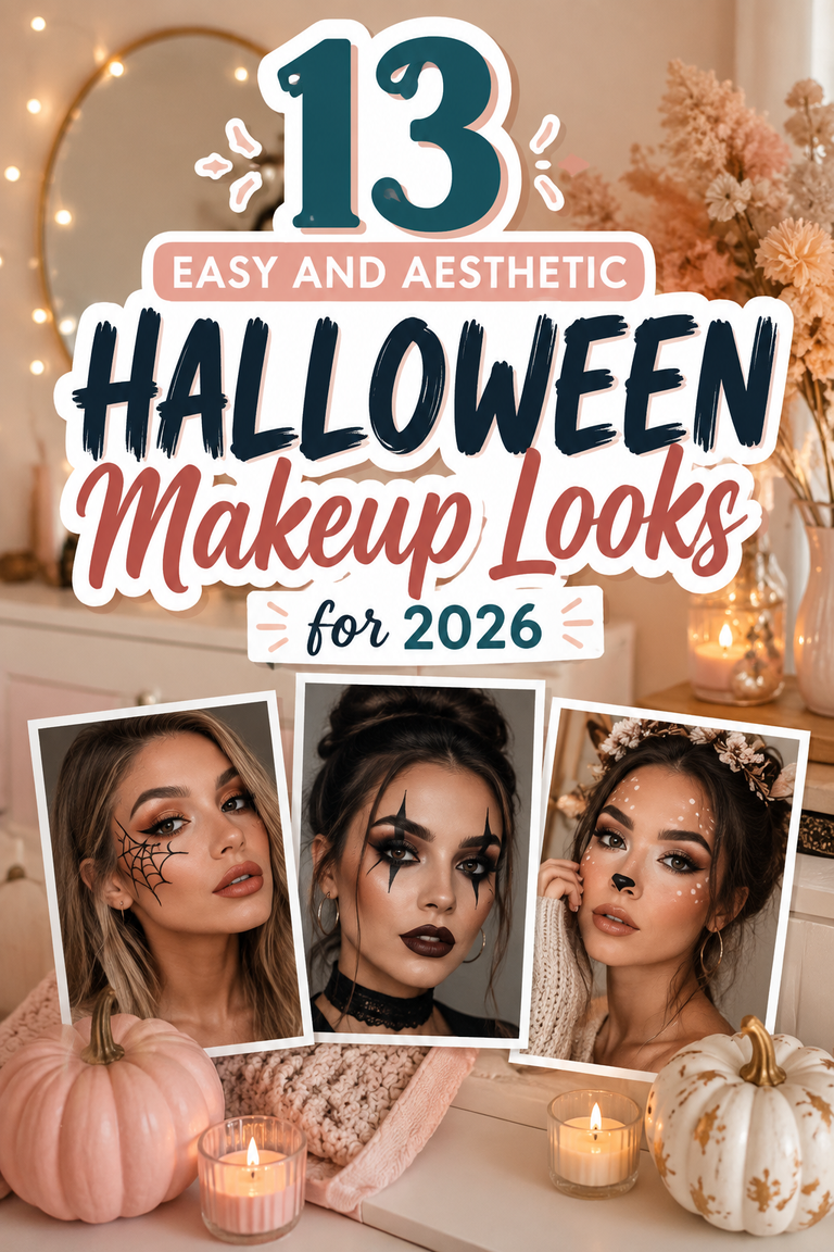 13 Easy And Aesthetic Halloween Makeup Looks for 2026