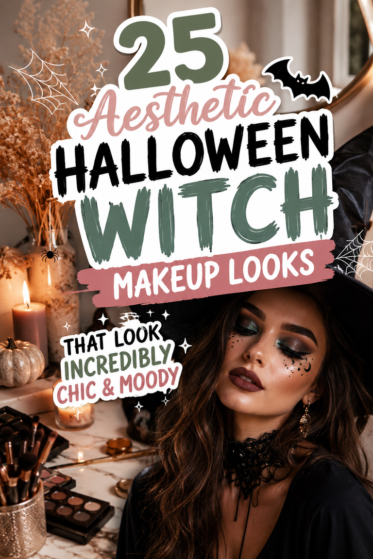 25 Aesthetic Halloween Witch Makeup Looks That Look Incredibly Chic & Moody