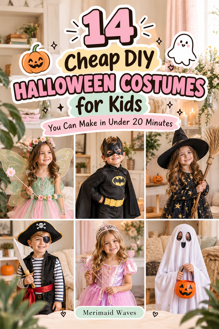 14 Cheap DIY Halloween Costumes for Kids You Can Make in Under 20 Minutes