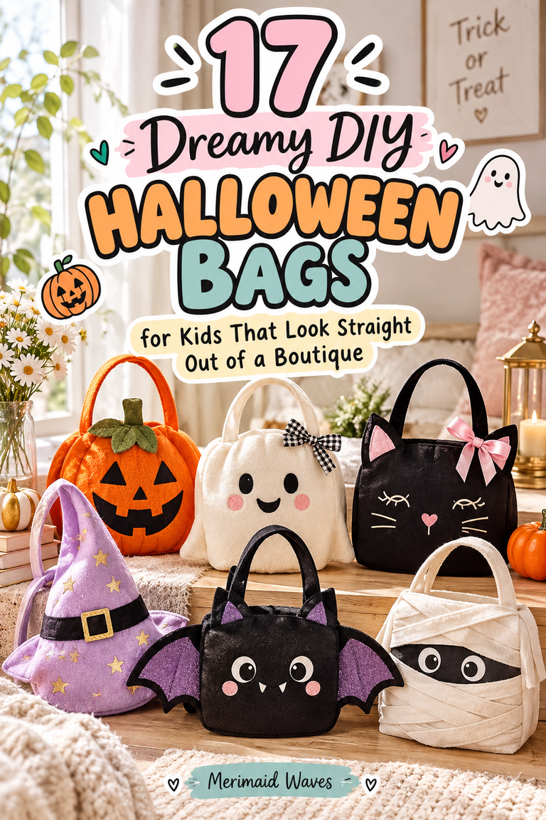 17 Dreamy DIY Halloween Bags for Kids That Look Straight Out of a Boutique